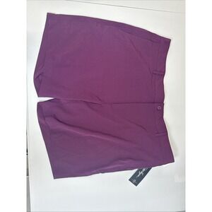 Walter Hagen P11 Men's Golf Shorts Easy Waist Beet Purple 8" inseam Waist 42 NWT